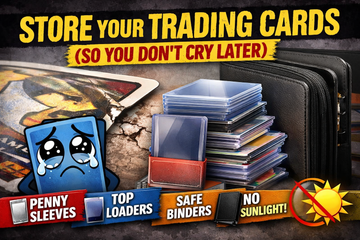 How to Store and Protect Your Trading Cards (So You Don’t Cry Later)