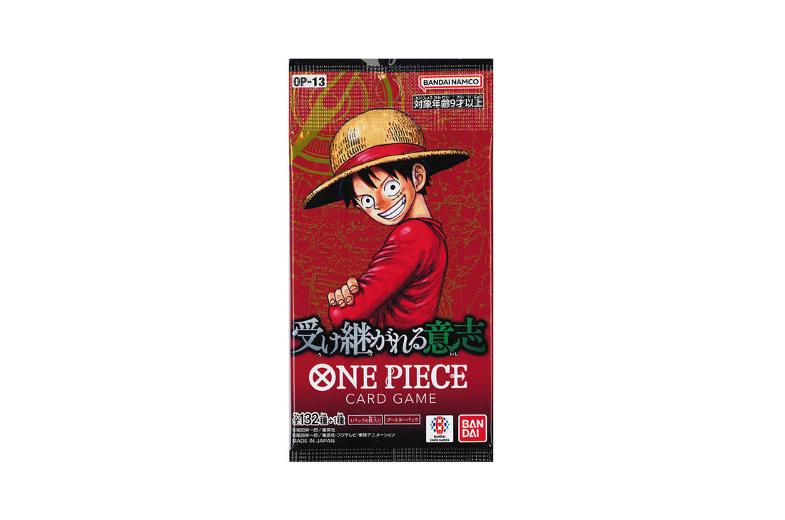 ONE PIECE JAPANESE BOOSTER PACK - CARRYING ON HIS WILL - [OP-13] - TheGeekTrainer