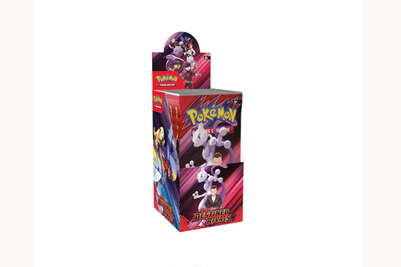 Pokémon TCG: Scarlet & Violet-Destined Rivals Booster Display Box (18 Packs) - TheGeekTrainer