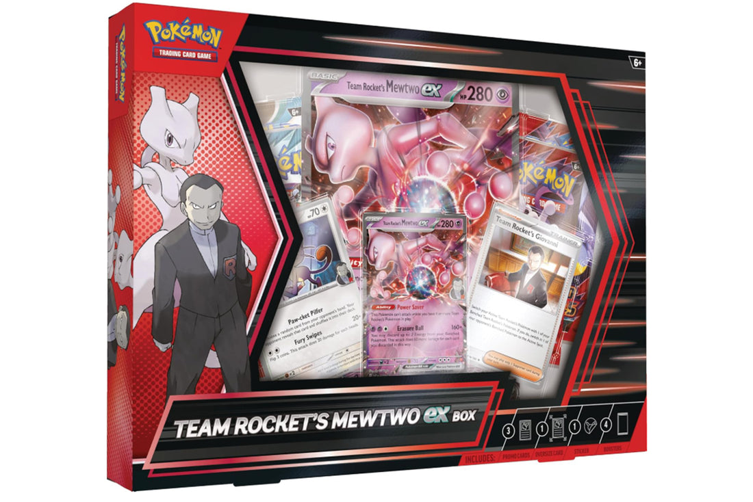 Pokémon TCG: Team Rocket’s Mewtwo ex Box